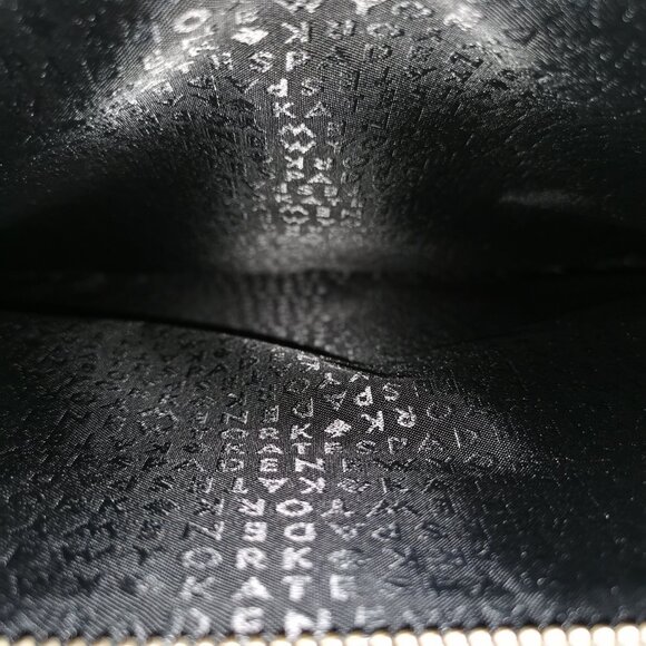 Black/Gold Pebbled Leather Shoulder Bag EUC #261 - Picture 13 of 16